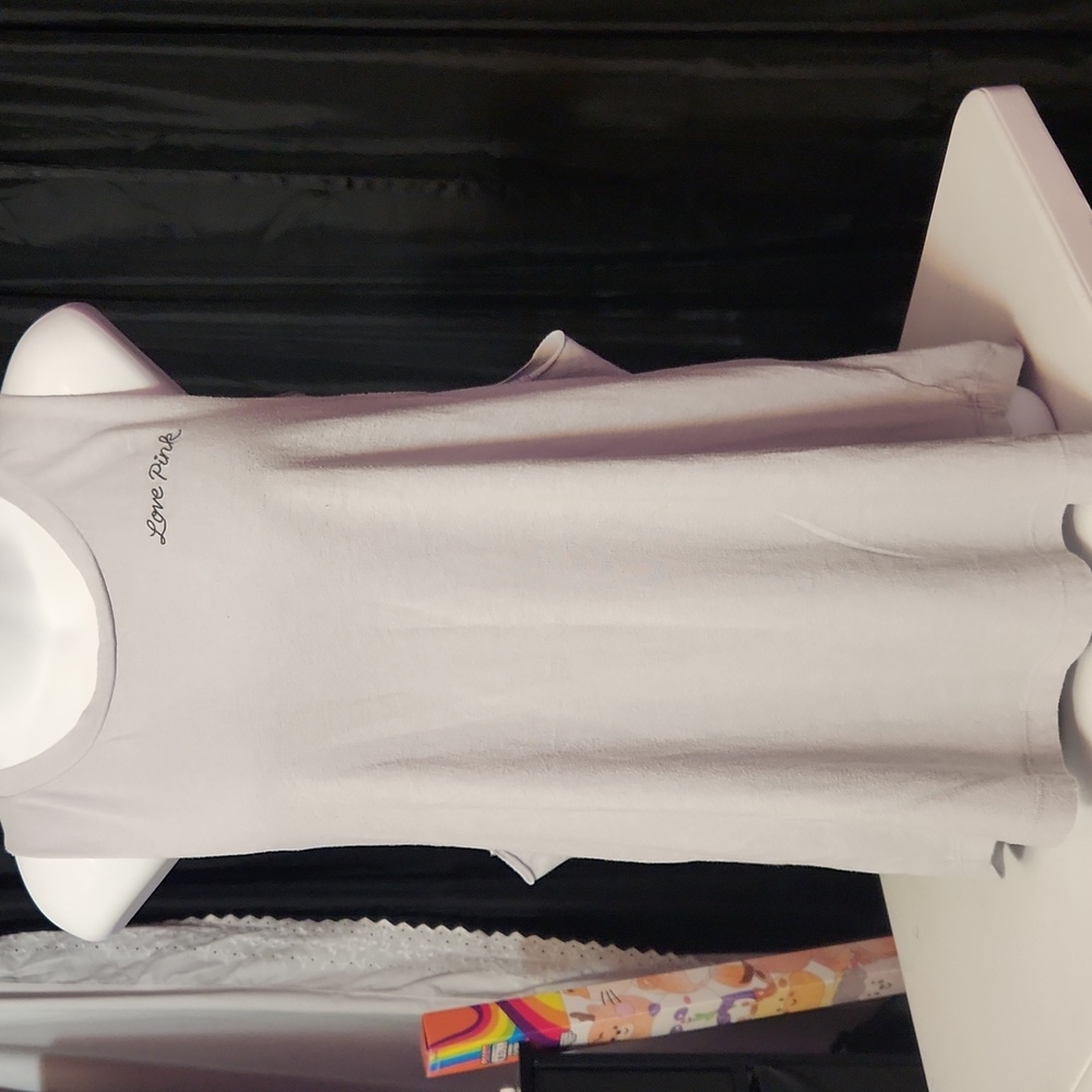 PINK Victoria's Secret Light Gray Top